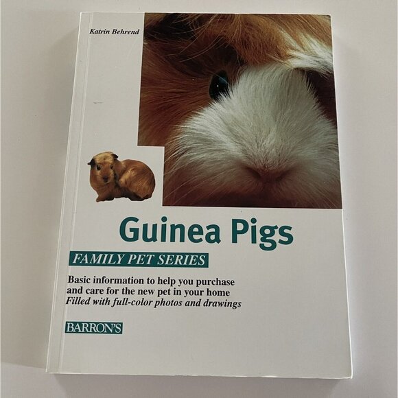 Guinea Pigs Family Pet Series Katrin Behrend Barron's Paperback Care Guide - Picture 2 of 12
